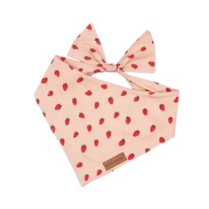 Sniff & Bark Strawberry Dog Bandana